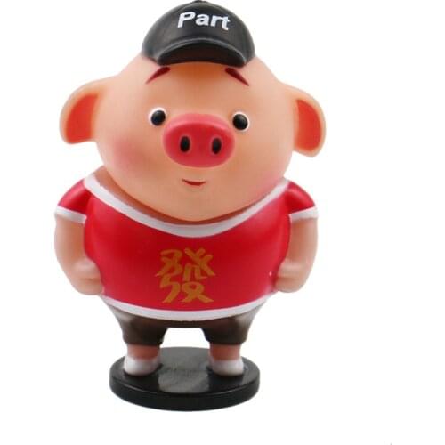 Cute Piggy Car Dashboard Decoration Toys For Car Ornaments Funny Dolls Figure Car Accessories Auto Interior Decor Home Toys