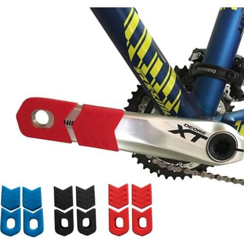 Bicycle Crank Arm Cover 4pcs Universal MTB Mountain Road Bike Silicone Cycling Accessories Set Crank Protective Covers Protector