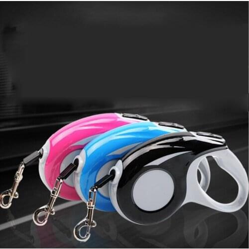 Automatic Retractable Pet Leash Dog Nylon Leash Pet Traction Rope For Pet Outdoor Walking Running Dog Pulling Leads 3M/5M