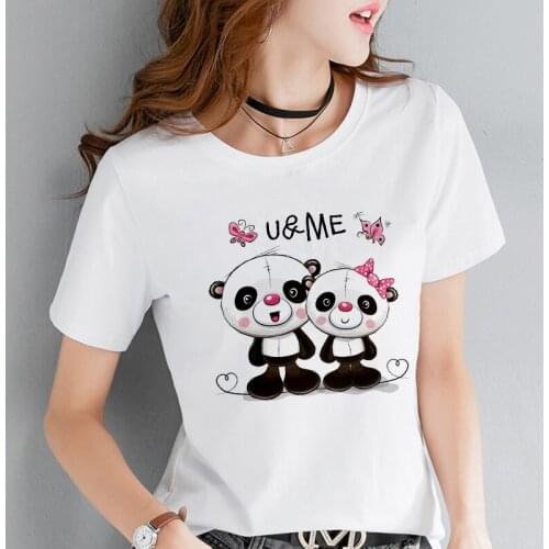 New listing white T shirt Women Fashion cute U&ME Pattern Printed Harajuku Female T-Shirt Summer Short Sleeve Casual Tshirt Tops