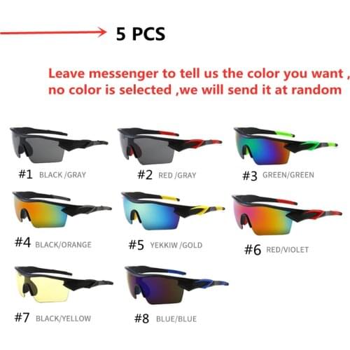 Men Women Cycling Glasses Outdoor UV400 Road Bike Mountain Bike Sunglasses Dustproof Riding Racing Goggles Bicycle MTB Eyewear