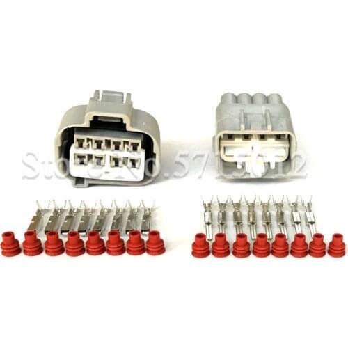 8 Hole 90980-10897 90980-10896 Car Reversing Radar Assembly Connector PDC Socket For Honda XRV CRV Toyota Supra MK4