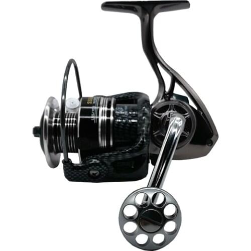 Fishing Reel SSG6000 All Metal Spool Spinning Reel 10KG Max Drag Stainless Steel Handle Line Spool Saltwater Fishing Accessorie