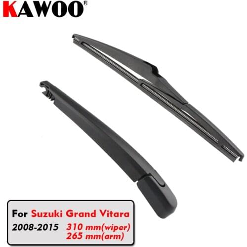 KAWOO Car Rear Wiper Blades Back Window Wipers Arm For Suzuki Grand Vitara Hatchback (2008-2015) 310mm Auto Windscreen Blade
