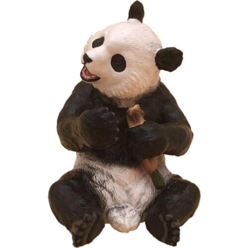 Zoo Garden Simulation Panda Model Figurine Fairy Garden Decorations
