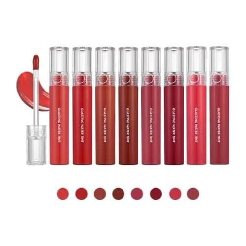 Romand Glasting Water Tint Lip Glaze Women Beauty Liquid Lipstick Lipgloss Lip Makeup Professional Cosmetic Silky Smooth