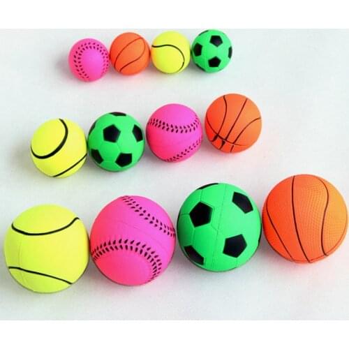 Pet supplies small and medium-sized dog toys rubber pet toy ball 4.5CM stretch ball,Q277