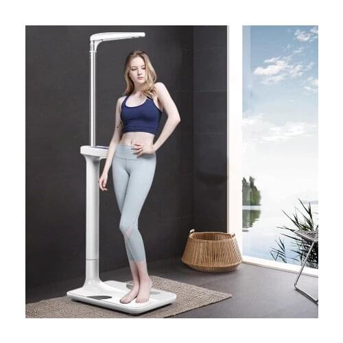 Ultrasonic Height and Weight Scale Meter Body Fat Scale Voice Broadcast Electronic Scale Fitness Height Measuring Instrument