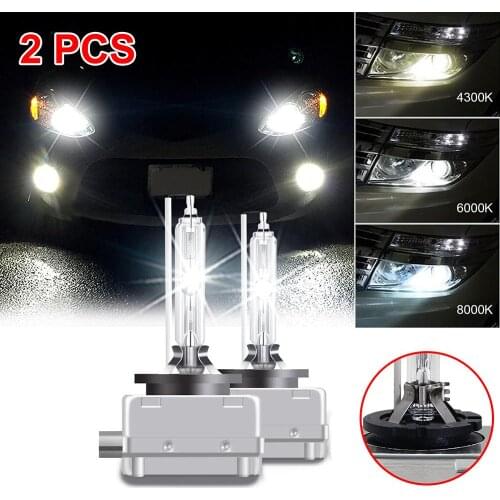 Free Shipping! 2PCS NEW D1S Car Headlight Bulb Kit 66140 66144 85410 85415 HID XENON Headlights Bulbs 4300K 6000K 8000K Set