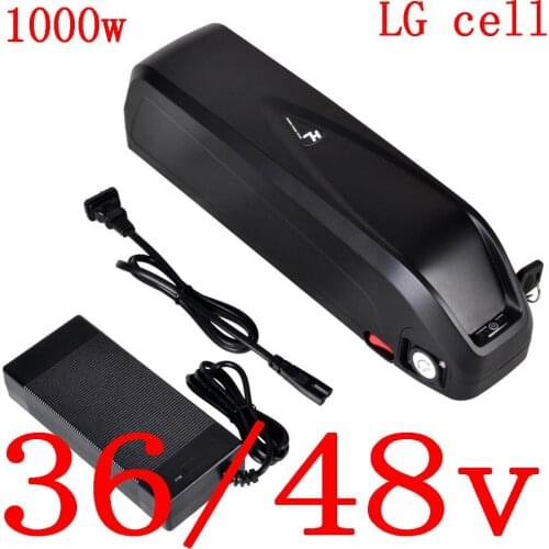 36V 48V electric bike battery 48V 13Ah 17Ah 36V 15Ah 20Ah Lithium battery use LG cell front rear hub/mid drive bicycle motor kit