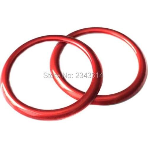 For Mazda 2/Mazda 2 Demio 2016 2017 2018 ABS Chrome Interior Audio Control Circle Cover Frame Sticker Car Styling Accessories