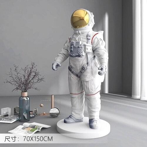 YL Astronaut Large Floor Ornaments Living Room Entrance TV Cabinet Office Furnishings Spaceman Relocation and Opening Gift