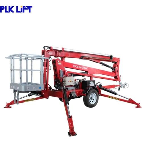 Towable Man Lift Boom Lift with 10~16m Working Platform