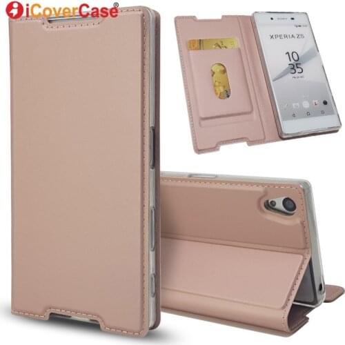 Fashion Cases For Sony Xperia Z5 E6653 E6603 E6633 E6683 Leather Wallet Case Phone Accessory Etui Capinha Carcasa Coque Capa