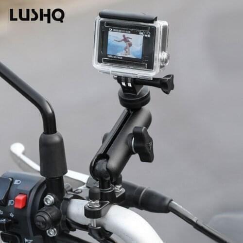 Motorcycle Camera Holder Bike Handlebar Mirror Mount Bracket Metal Stand For SUZUKI Gsx250R Tl1000R Sv 1000 Samurai Sj410 Dr 650