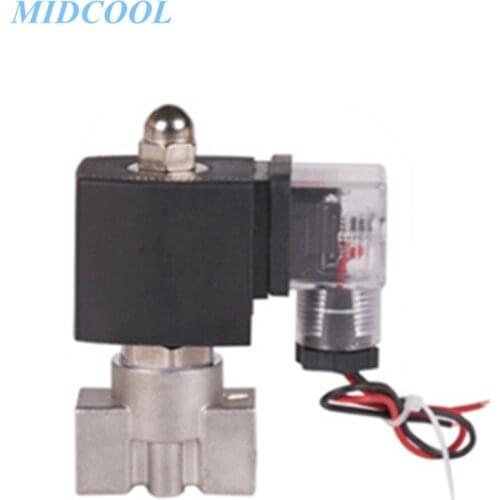 1/4" 3/8" Burner Solenoid Valve Small-caliber Stainless Steel DC24V AC24V