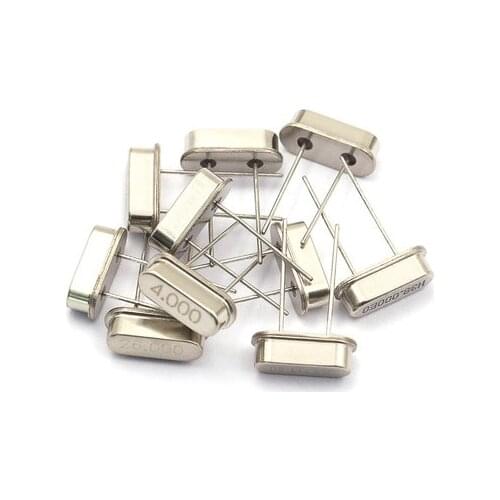 HC-49S DIP Crystal Oscillator 4M 6M 7.68M 8M 10M 11.0592M 12M 12.288M 16M 14.7456M 16.384M 24M 24.576MHZ 25M 27.12M