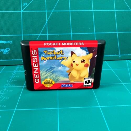 Pocket Monster 1 - 16 bit MD Games Cartridge For MegaDrive Genesis console