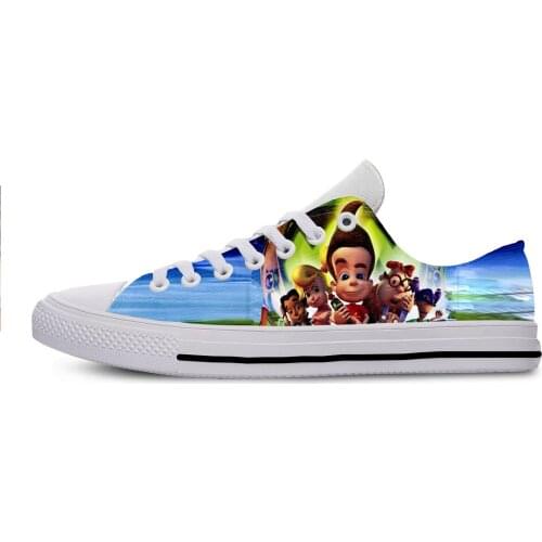 2019 Hot Cool Fashion Summer Sneakers Handiness Casual Shoes 3D Print Cartoon Cute Funny For Men Women Jimmy Neutron Boy Genius