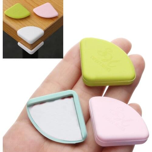 4PCS Edge Corner Guards Protection Soft PVC Table Corner Protector Baby Safe Anticollision Strip Table Desk Corner Guard For Kid