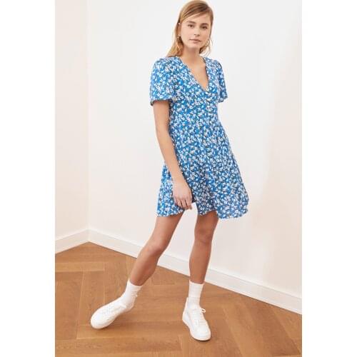 Trendyol Button Detail Dress TWOSS21EL1121