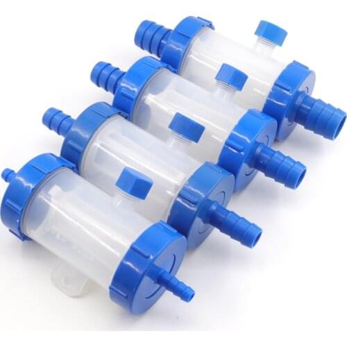 2pc 9.5mm~32mm Piston Pump Hose Pipe Filter Water Jetter Irrigation Sprayer Absorbent Filters Aquarium Pipe Transparent Strainer