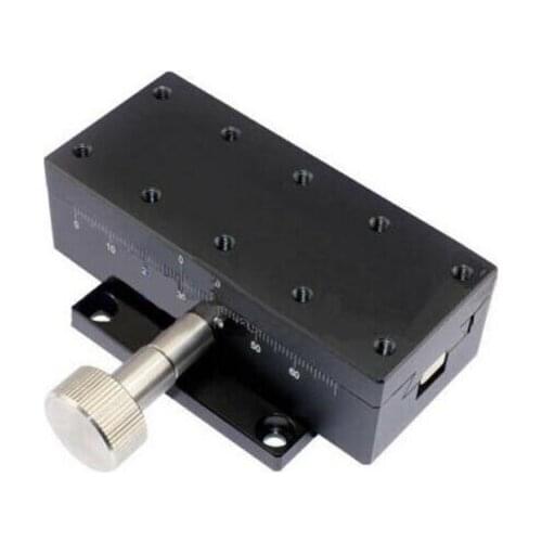 X Axis Dovetail groove Manual platform High Precision Trimming Stage ± 30mm