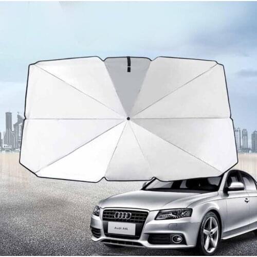 Car SunShade Cover Foldable Sunshade Parasol Car Interior Parasol UV-Protective Visor Front Windshield Foldable Accessories