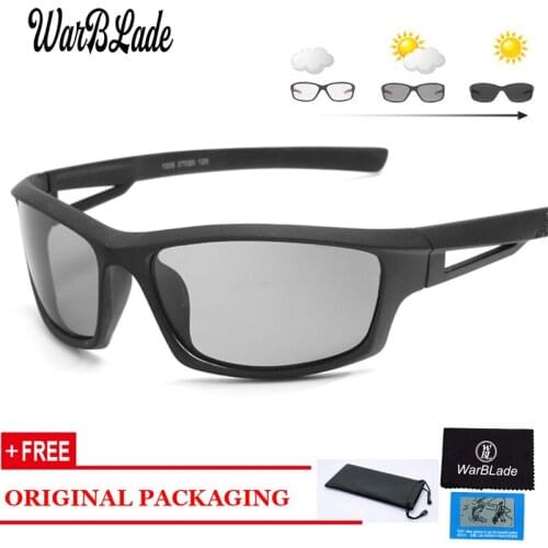 New Mens Photochromic Polarized Sunglasses Anti-UV Driving Eyewear for Men Women Drivers UV400 Sun Glasses Male Eyeglasses 1821