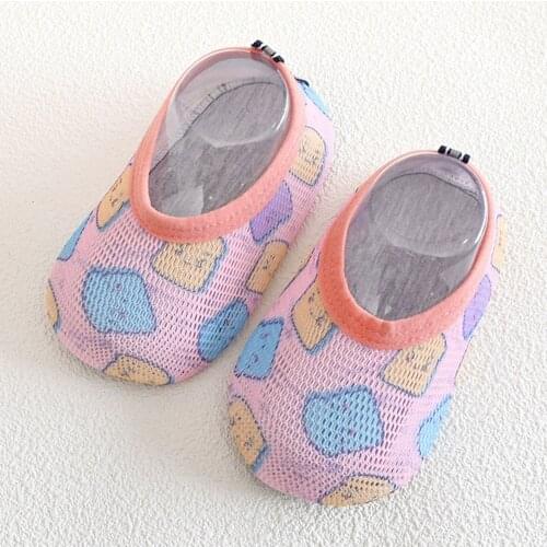 TELOTUNY Baby Socks Shoes Toddler Kids Cartoon Soft Soles Rubber Summer Breathable Mesh Baby Boy Girl Non-slip Floor Shoes