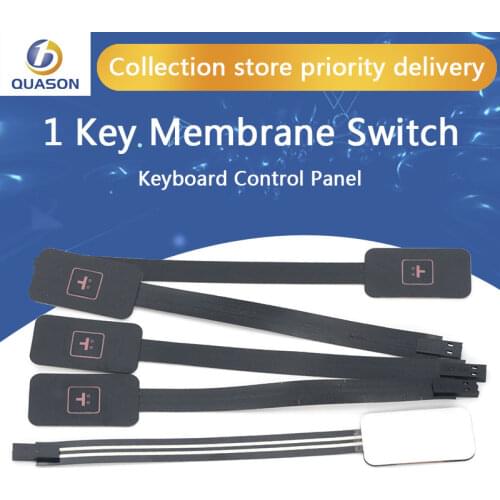 110MM Single One 1 Key Membrane Switch Keypad Keyboard Control Panel Ultra Slim