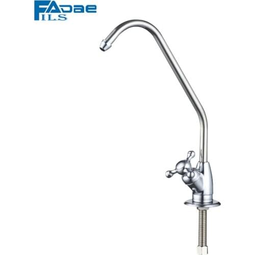 Universal Reverse Osmosis System Parts Faucet used 1/4 inch supply tube ,three fork handle