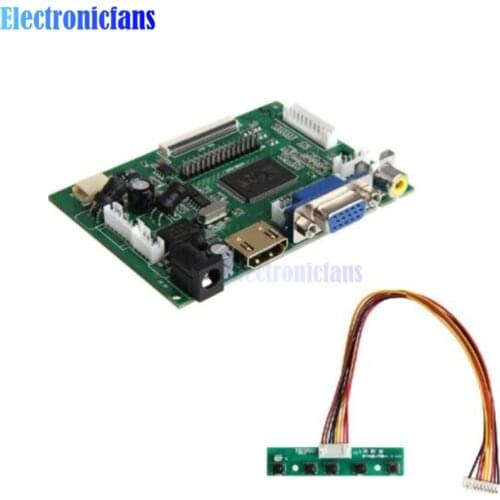 HDMI VGA 2AV V.1 Control Reversing Driver Board Module for 7inch AT070TN92 AT080TN52 800x480 LCD Display Screen Panel Board