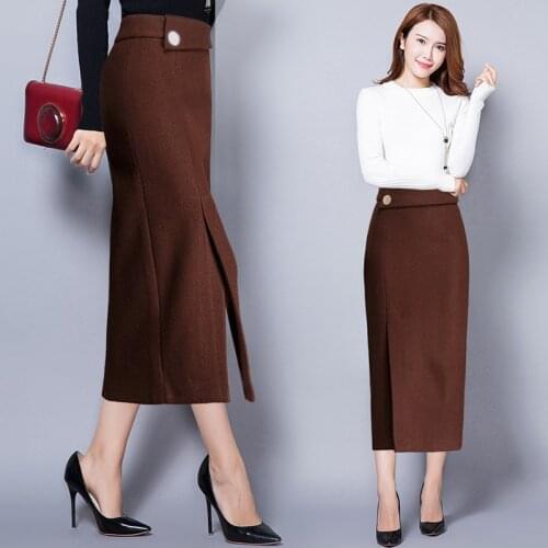 Zeongro Long Pencil Skirts