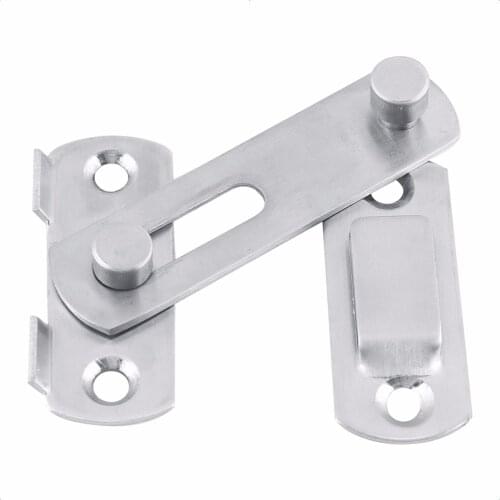 1Pc Stainless Steel Hasp Latch Lock for Sliding Door Window Cabinet Fitting For Home Security Door Hardware Accessories Cheapest