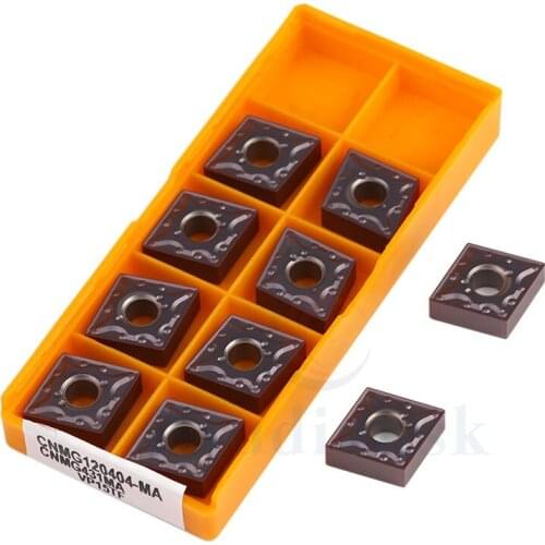 CNMG120404 MA VP15TF UE6020 US735 high quality external carbide lathe blade tool CNC Lathe tool milling insert CNMG120404 MA