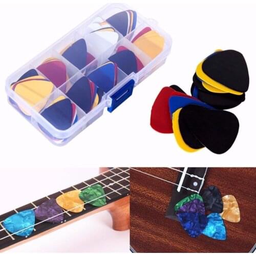 100pcs ABS Guitar Pick 0.46mm Thickness Ukulele Bass Electric Guitar Picks Acoustic Guitar Accessories