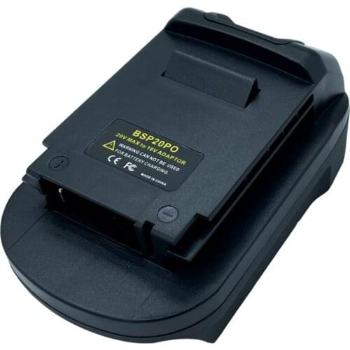 BSP20PO Battery Adapter For Stanley For Black&Decker 20V Lithium Battery for Porter Cable 18V Power Tool PC18BLX PCC680L PC18B