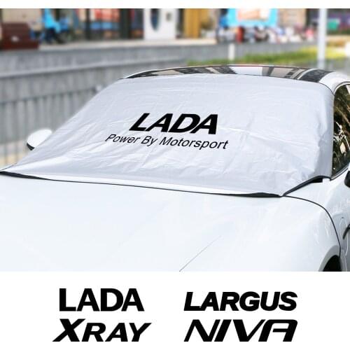 For Lada LARGUS Fl NIVA Bronto Xray Narxi Auto Accessories Car Windshield Sunshade Cover Sun Shade Snow Ice Dust Block Protector
