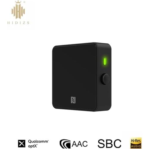 Hidizs H2 Bluetooth 5.0 Wireless Receiver HiFi Audio USB DAC Headphone Amplifier AMP 3.5mm Adapter NFC AAC SBC AptX With Mic