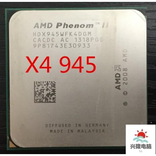 AMD Phenom II X4 945 CPU processor 3.0GHz Socket AM2+/AM3 938-pin L3/6M Quad-CORE Free Shipping
