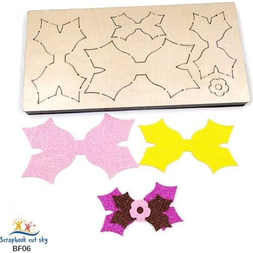 Bow Tail DIY BF06 Muyu Wooden Mold Scrapbook Cutting Dies Suitable For Market General Machines