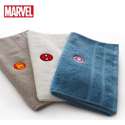 Disney Cartoon Towel Spiderman Captain America Iron Man Boy Girl Adult Soft Towel cotton sport Water absorption