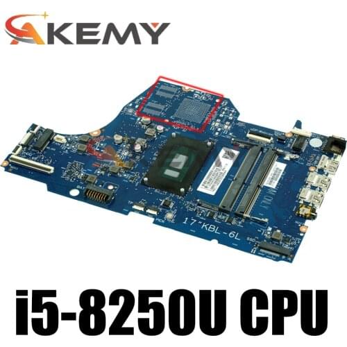 For HP 17-BY 17-by0062cl Series Laptop Motherboard L22736-601 L22736-501 With SR3LA i5-8250u 6050A2982701-MB DDR4 MB 100% Tested