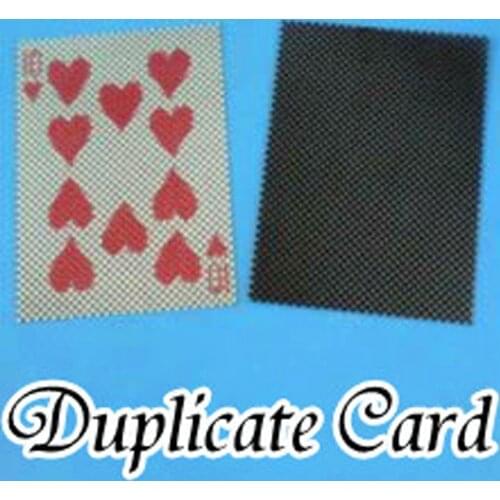 Duplicate Card Magic Tricks Card Appearing Vanishing Magie Stage Close Up Magia Mentalism Illusion Gimmick Props Accessories