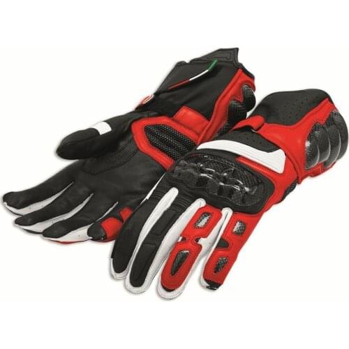 NEW Moto gp Leather Gloves For Ducati Team Corse Performance c2 Motorcycle Gloves Leather Sports Racing Gloves