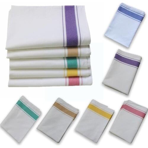 1PC Dish Towels Practical Kitchen Super Absorbent Lint-free Wash Wipe Cloth Rags Cleaning Cotton Large Multipurpose Easy Bl Y0H6