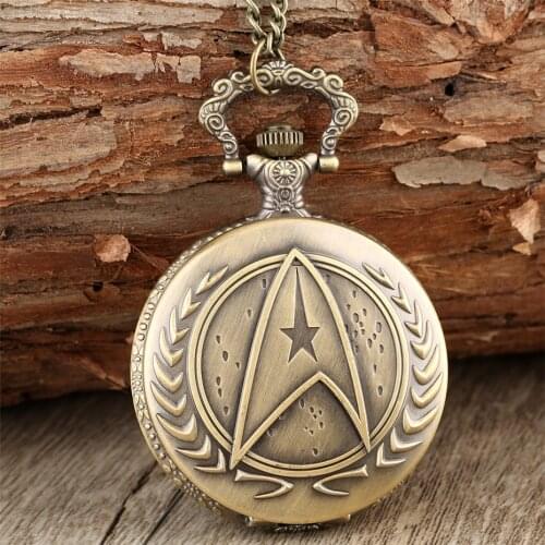 Retro Quartz Pocket Watch Pendant Clock Gifts for Men Women Kids with Fob Necklace Sweater Chain