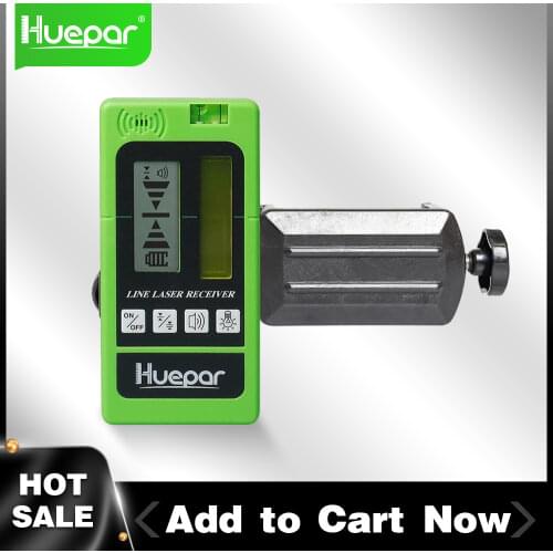 DEC TEAM Laser Receiver Detector Ourdoor Indoor Electronic Available For Cross Line Pulsing Red Green Beams LR-5RG