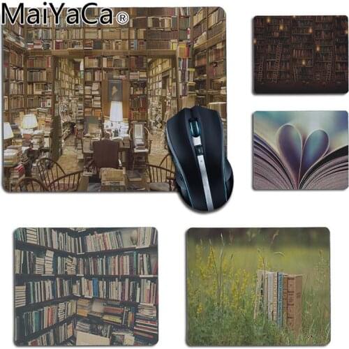 MaiYaCa new I Love You Books Durable Rubber Mouse Pad Decorate Your Desk Design as a Gift for Dota2 CS LOL gaming mouse pad